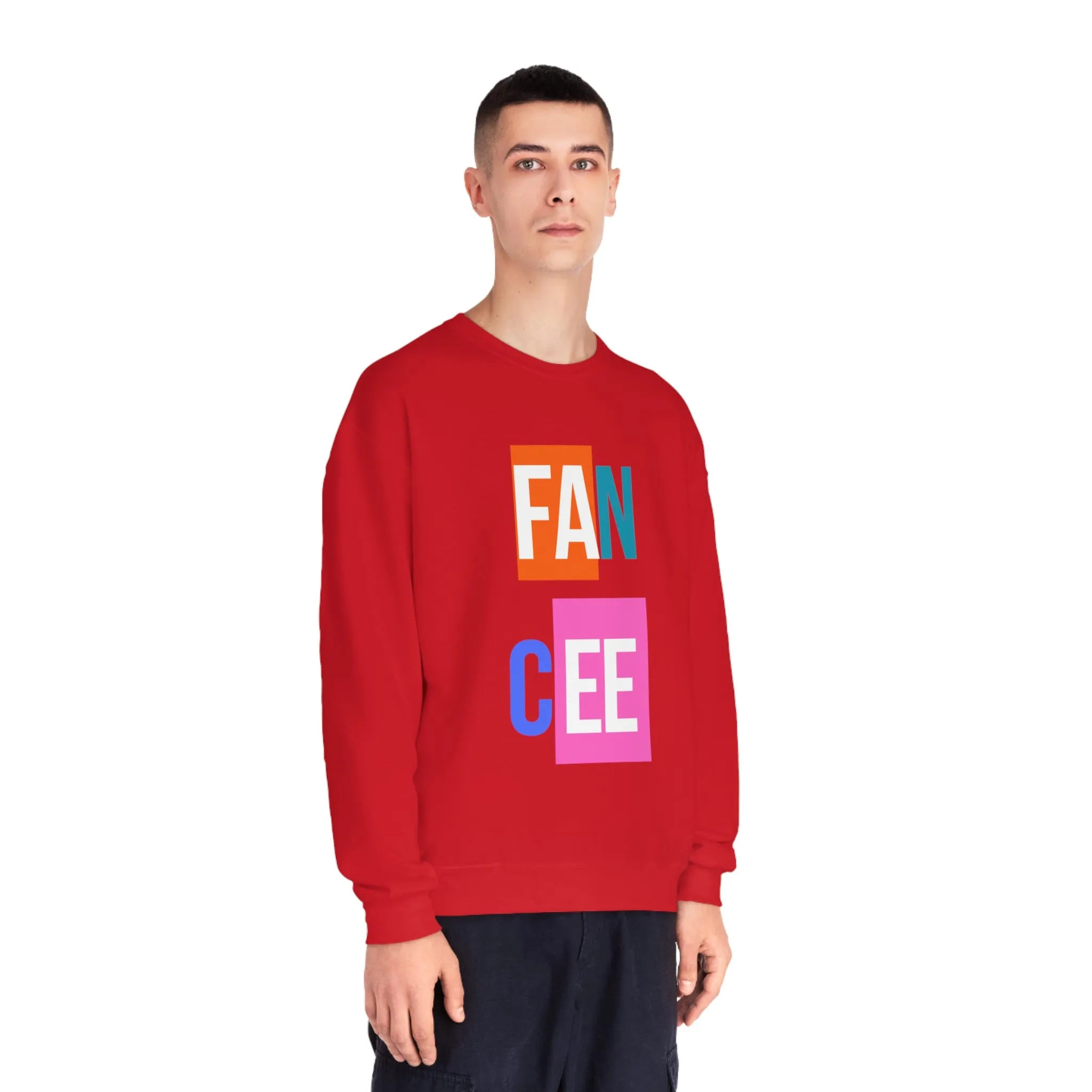 Fancee Blocked Unisex NuBlend® Crewneck Sweatshirt
