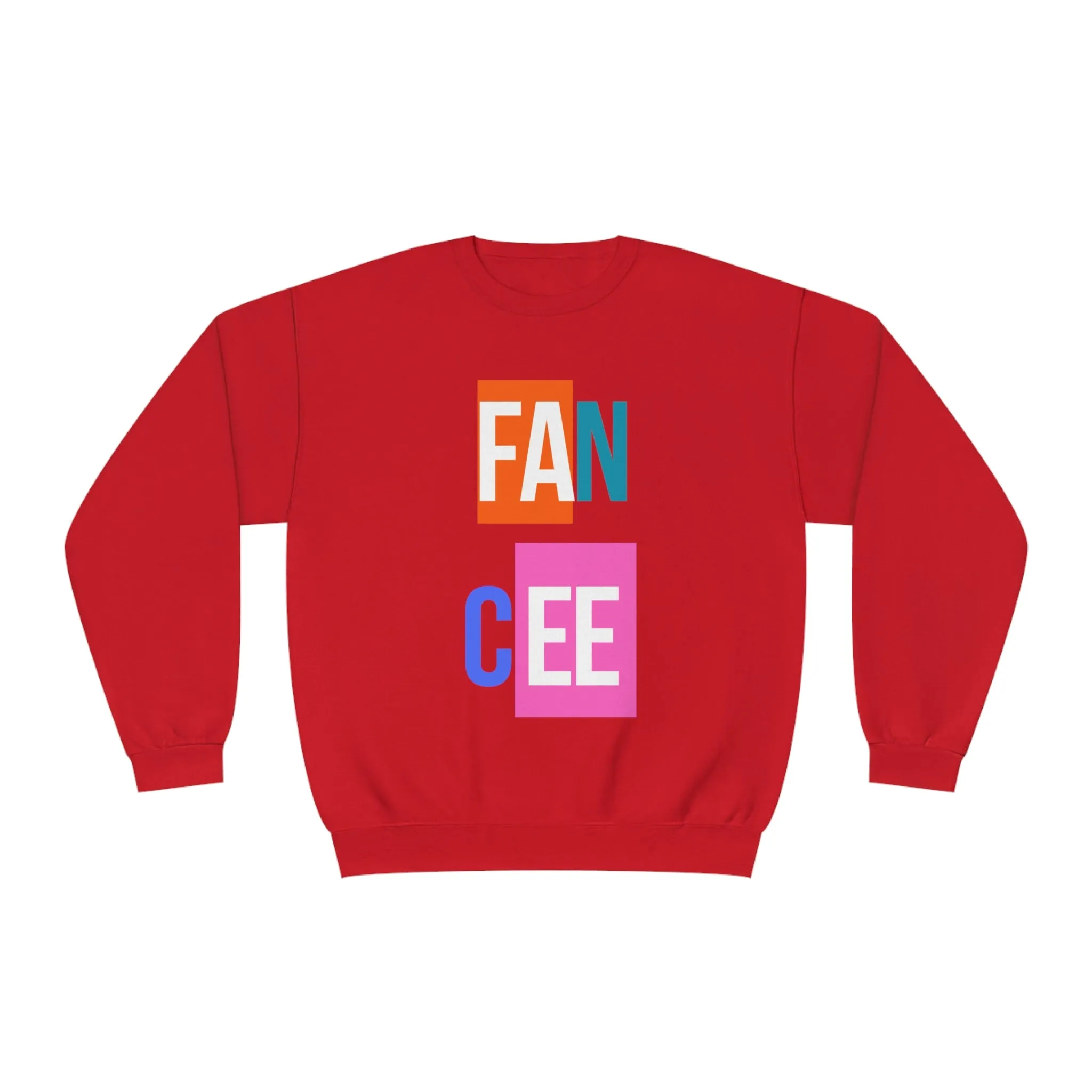Fancee Blocked Unisex NuBlend® Crewneck Sweatshirt