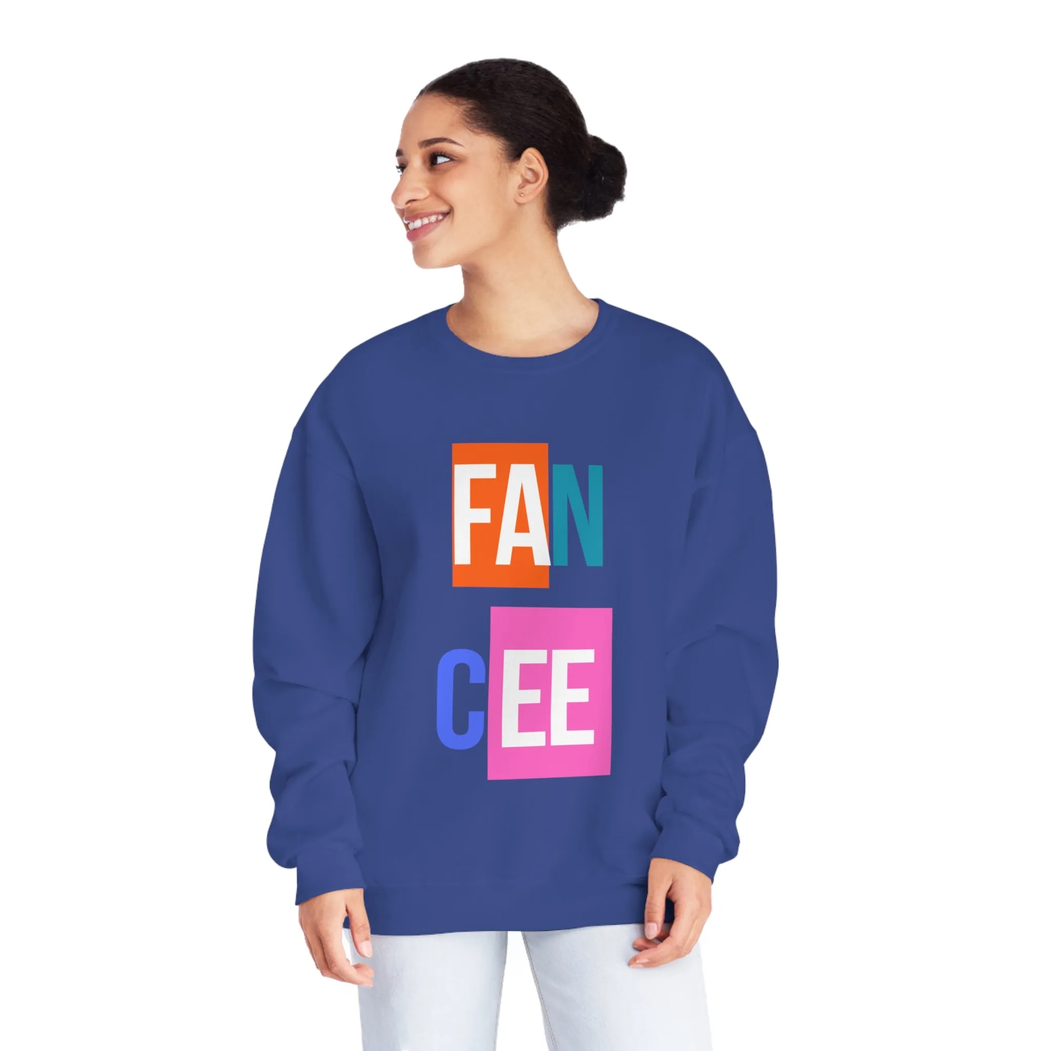 Fancee Blocked Unisex NuBlend® Crewneck Sweatshirt
