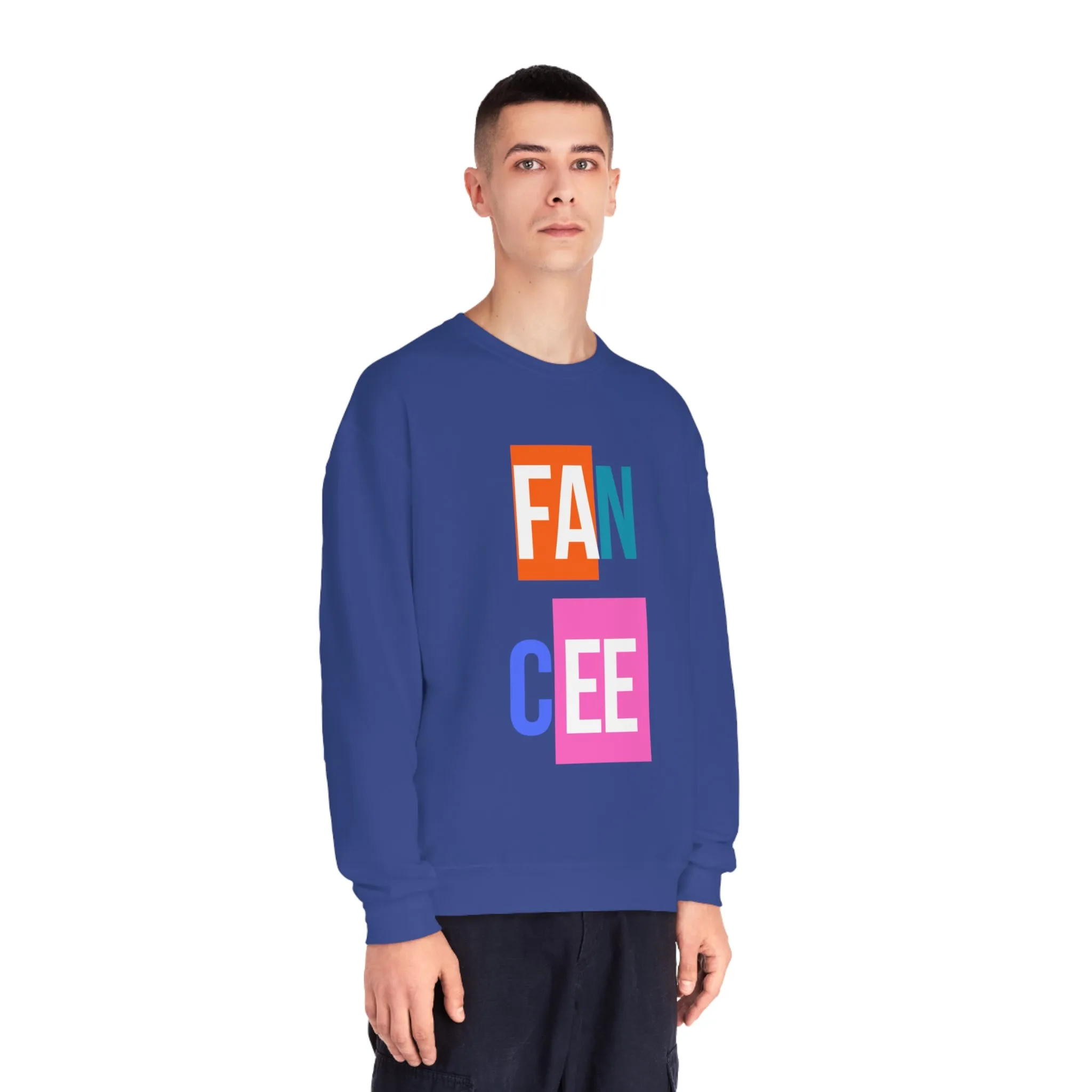 Fancee Blocked Unisex NuBlend® Crewneck Sweatshirt