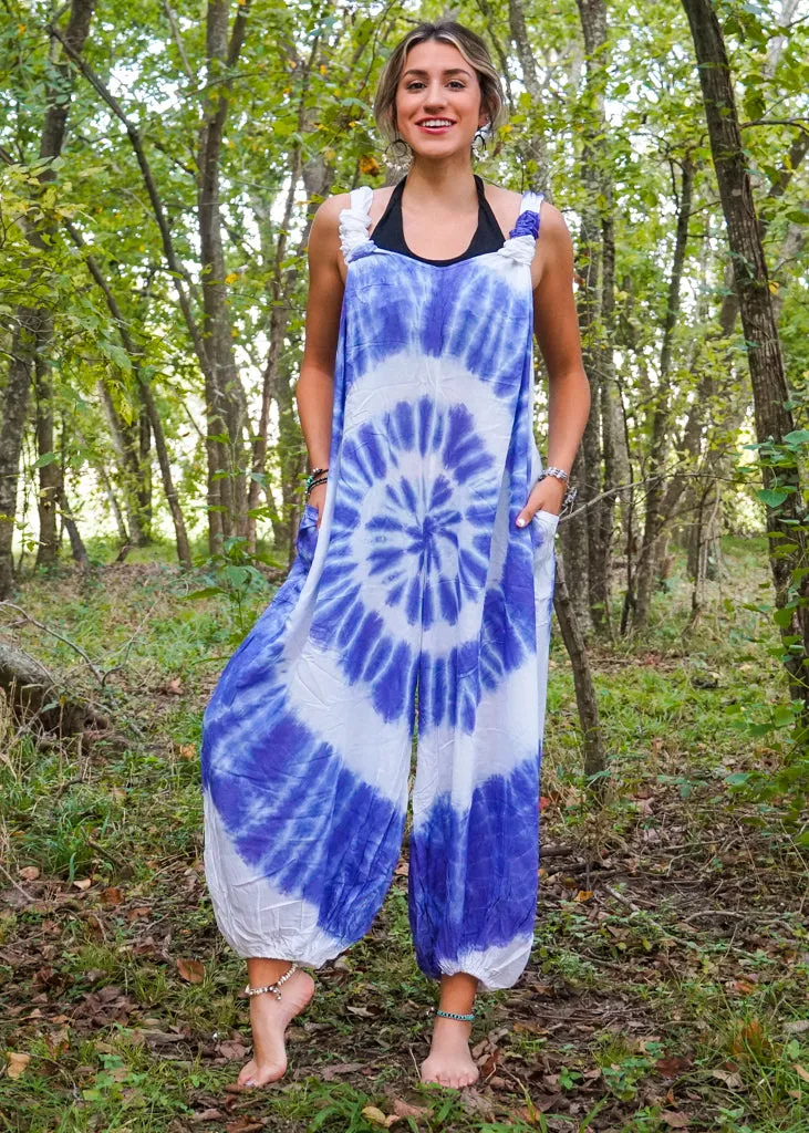 Festival Goddess Racerback Dungarees Jumpsuit Romper