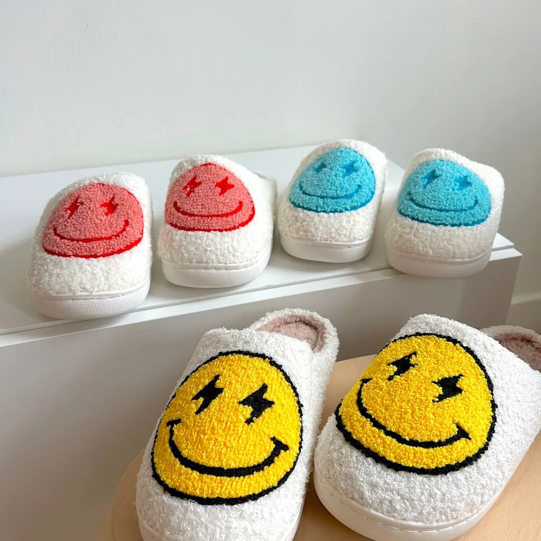 Flash Happy Face Slippers - Buy 1 Get 1 Free