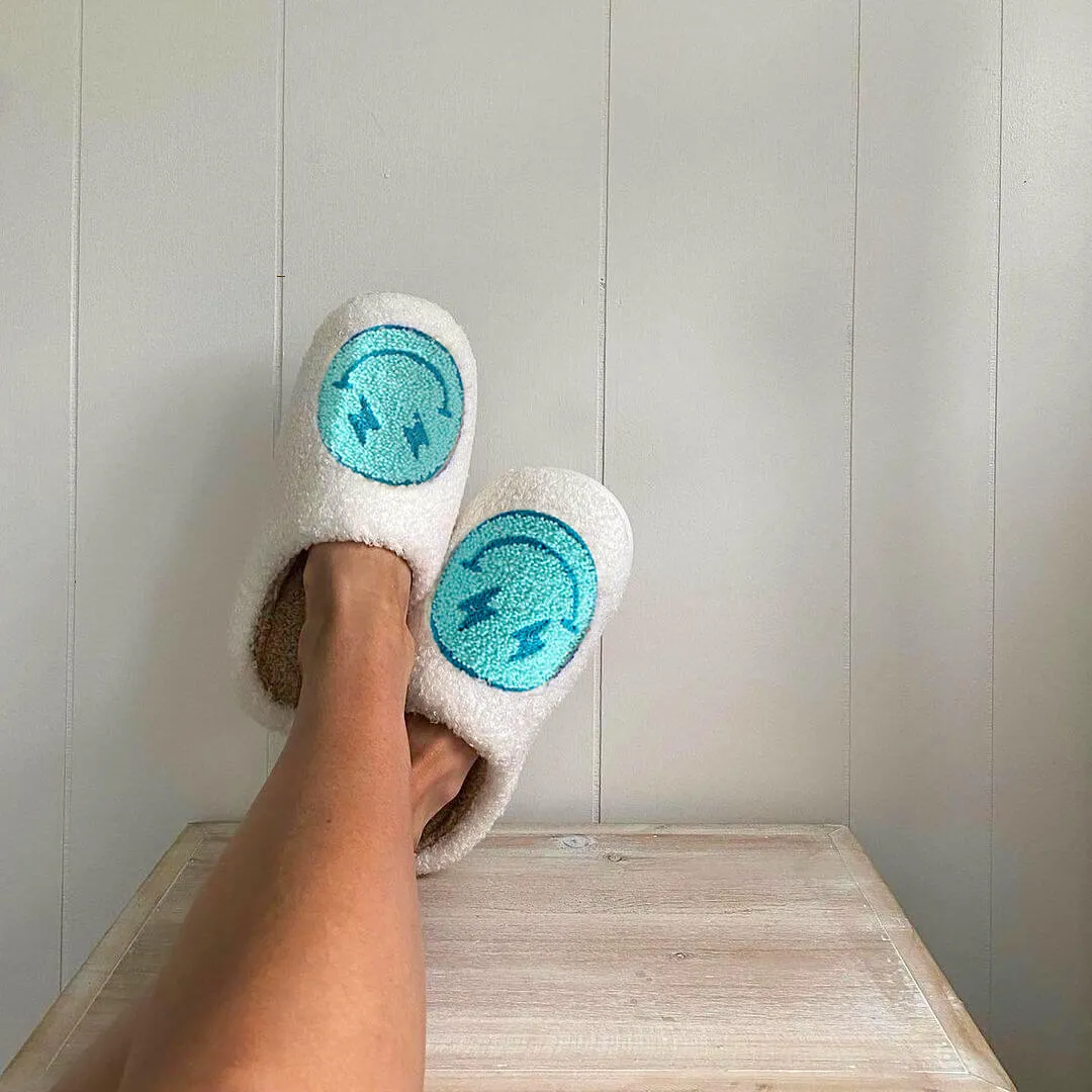 Flash Happy Face Slippers - Buy 1 Get 1 Free