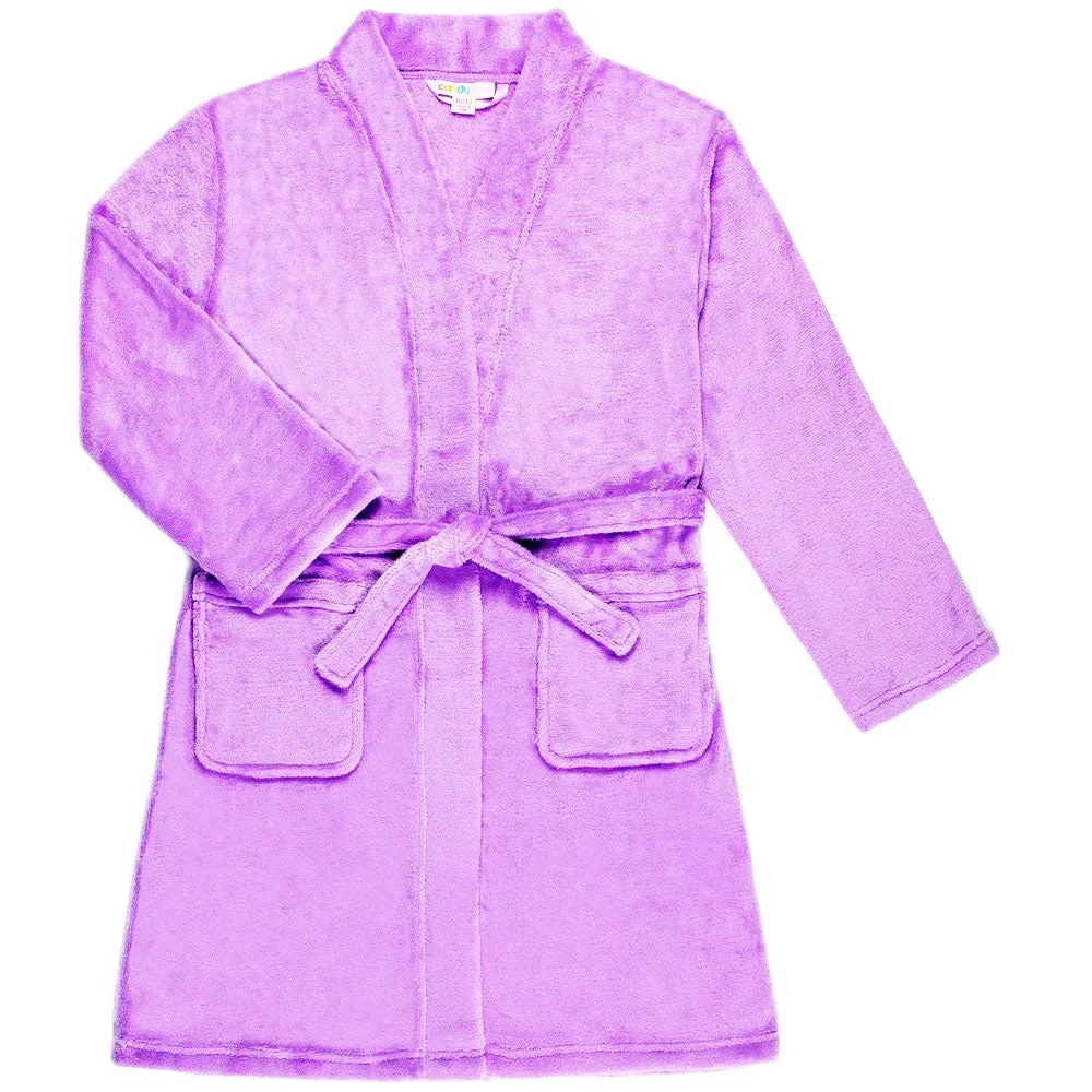 Fleece Robe in Lilac