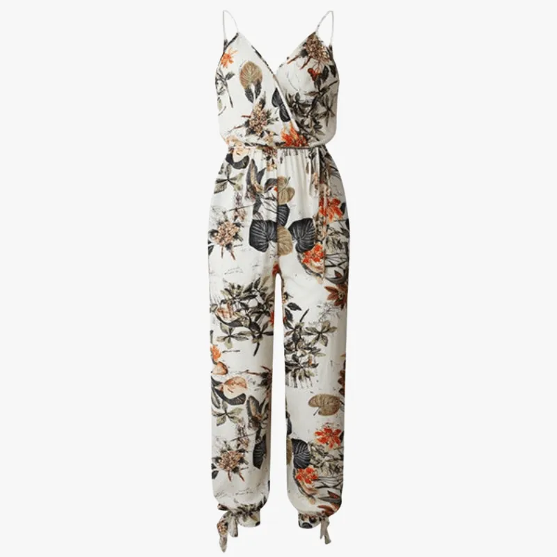 Floral Print Wide-Leg Dress