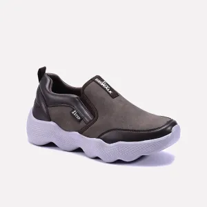 Flux Brown Slip On Sneakers 0120495