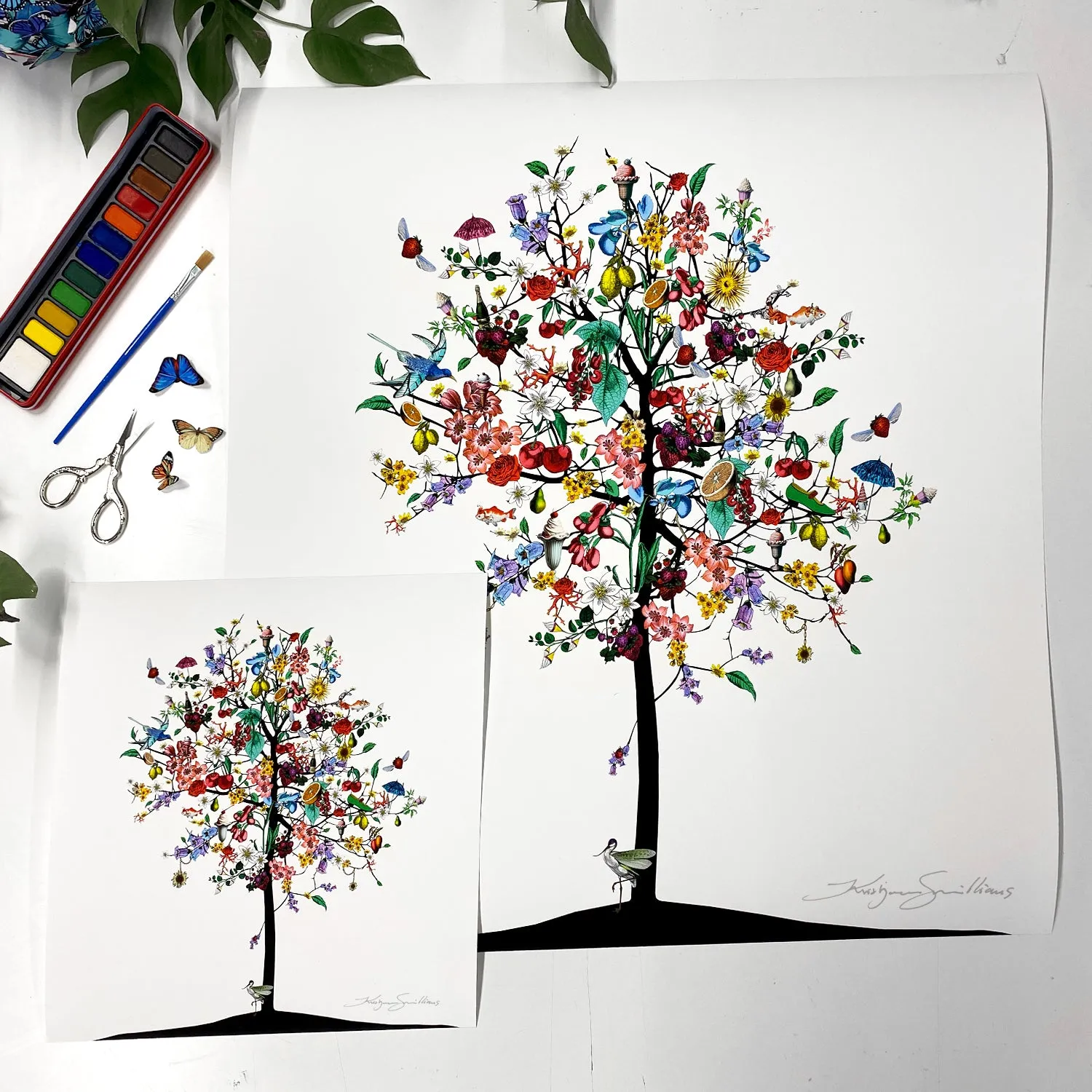 Four Season Tree - Sumar - Art Print