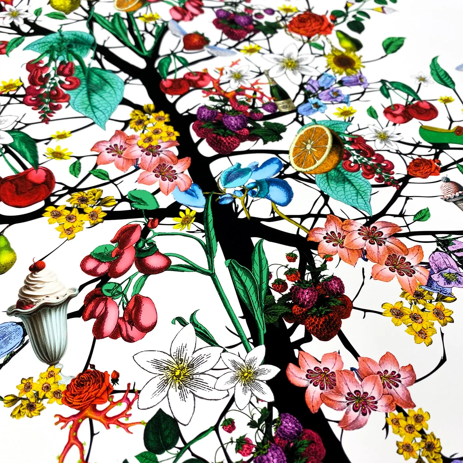 Four Season Tree - Sumar - Art Print