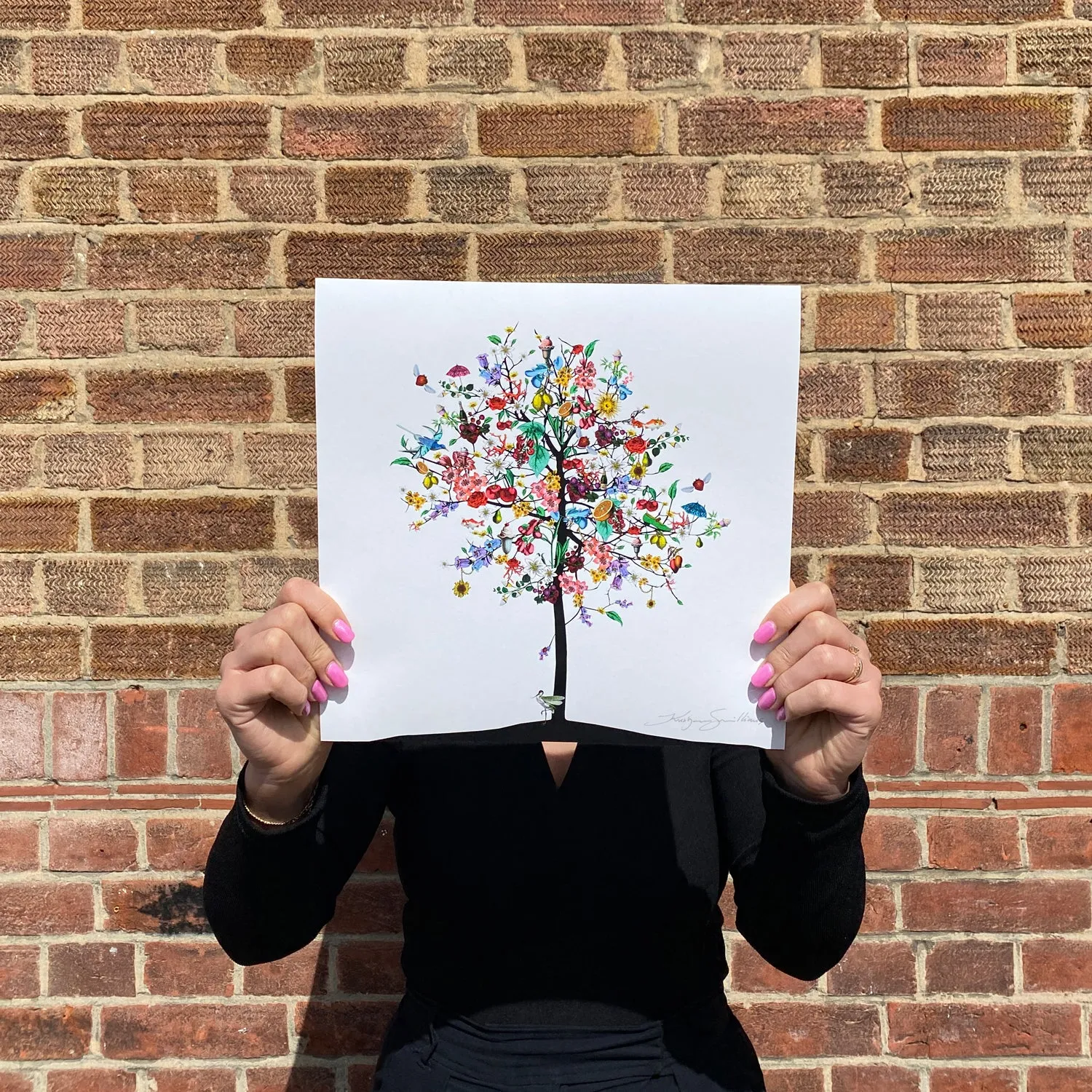 Four Season Tree - Sumar - Art Print
