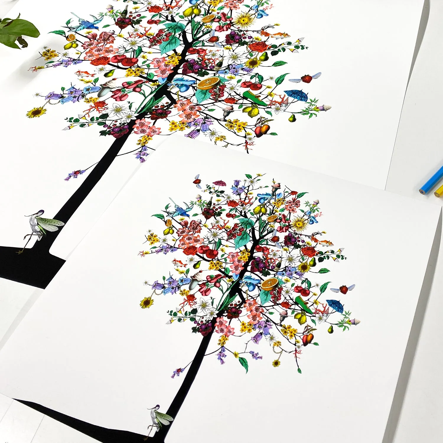 Four Season Tree - Sumar - Art Print