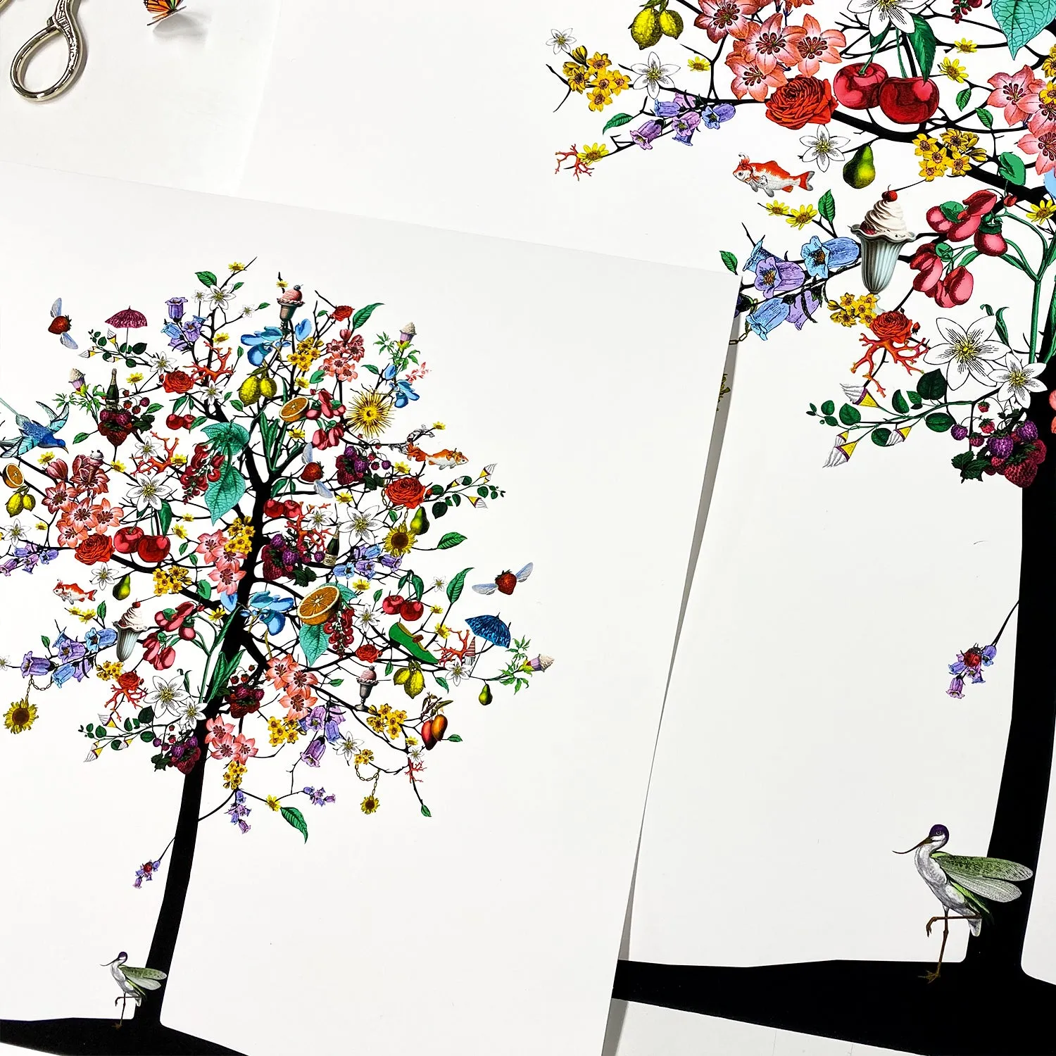Four Season Tree - Sumar - Art Print