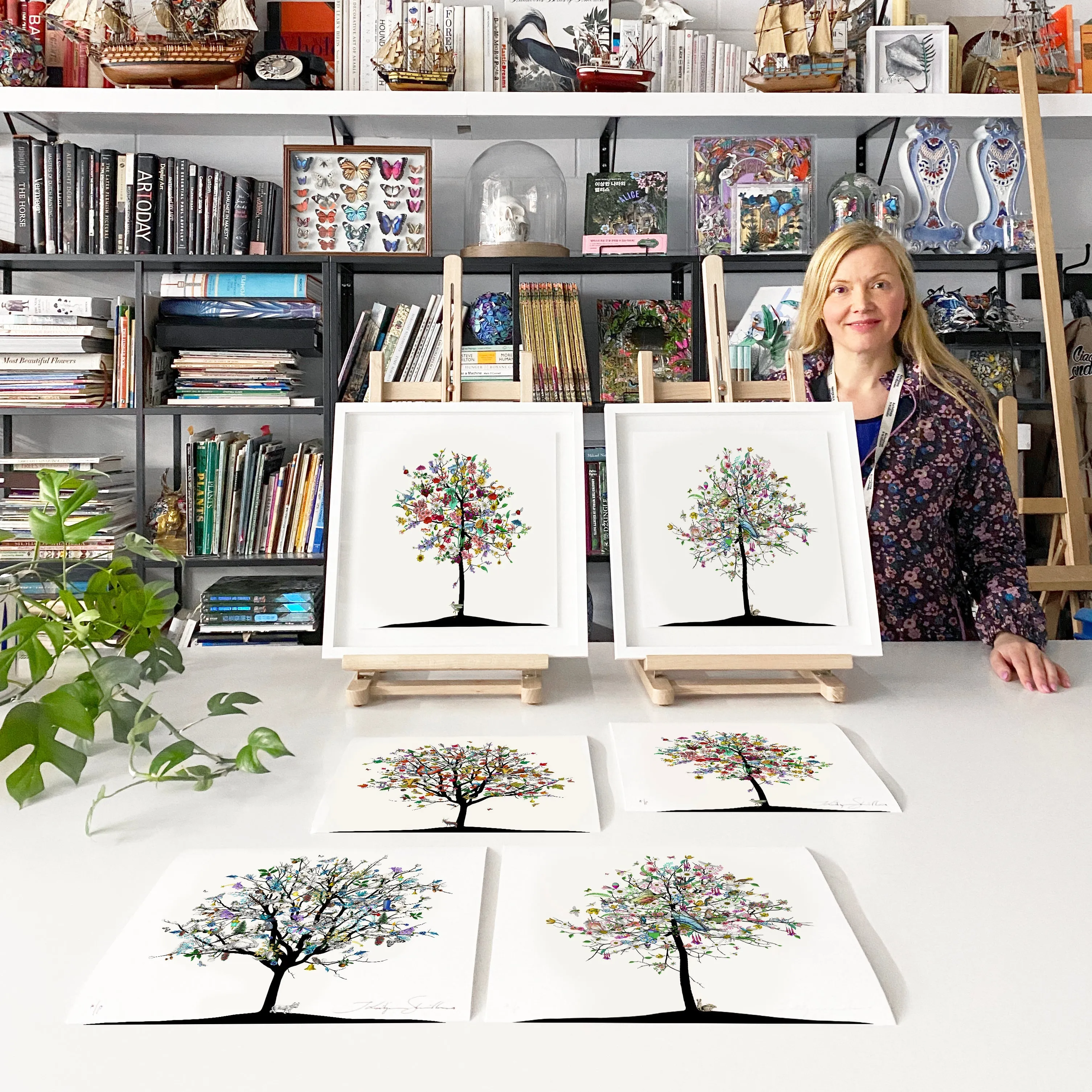 Four Season Tree - Sumar - Art Print