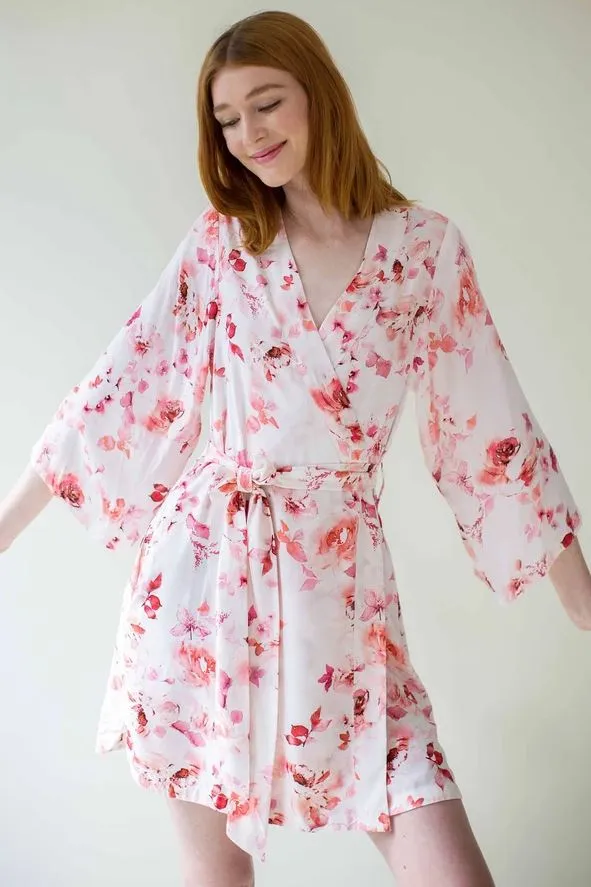 Girl & A Serious Dream - Botanical Love Print in Pink Floral