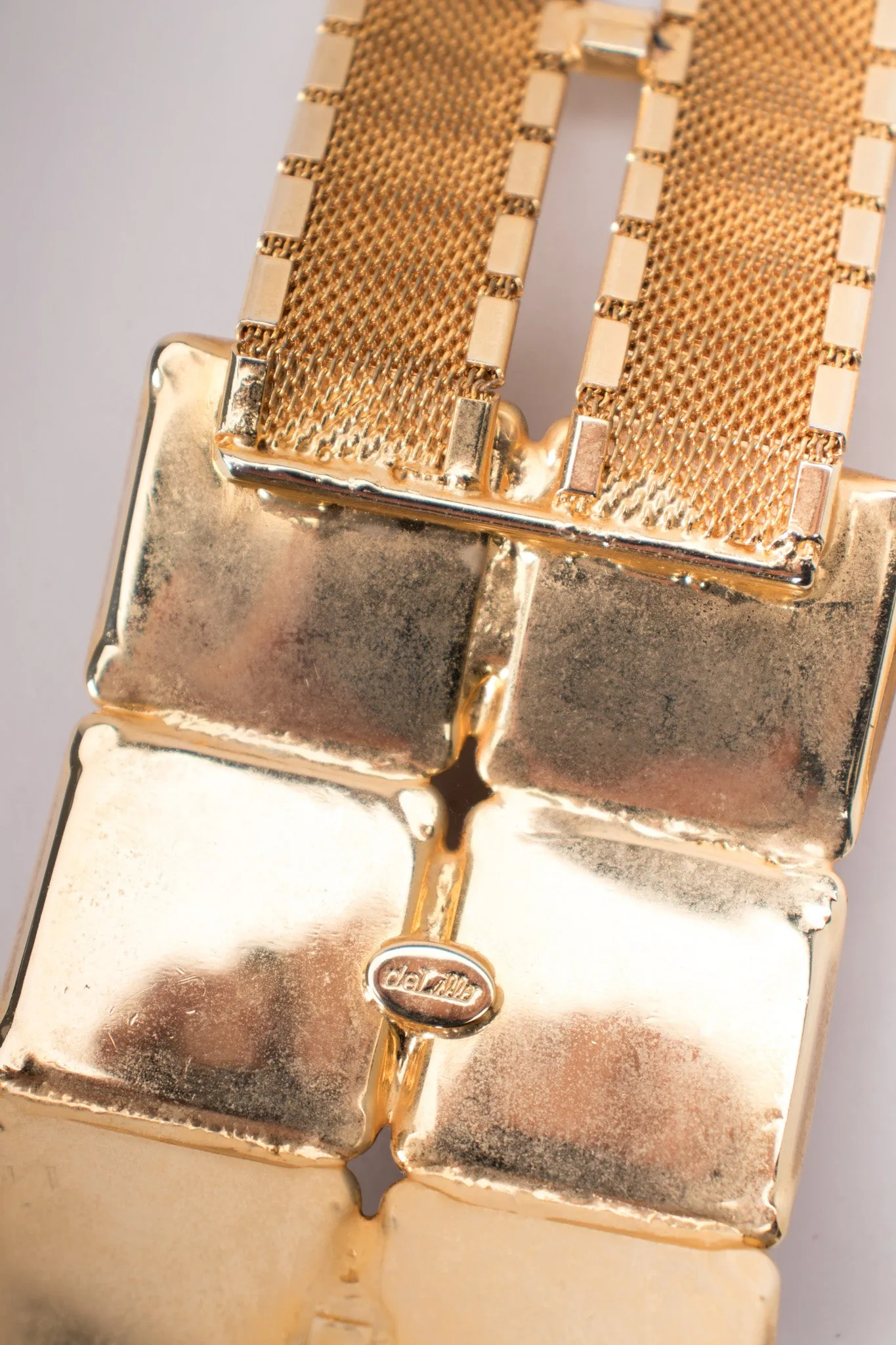 Gold Snakeskin Hematite Belt