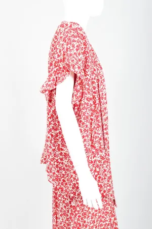 Graphic Waterfall Jacket & Skirt Set