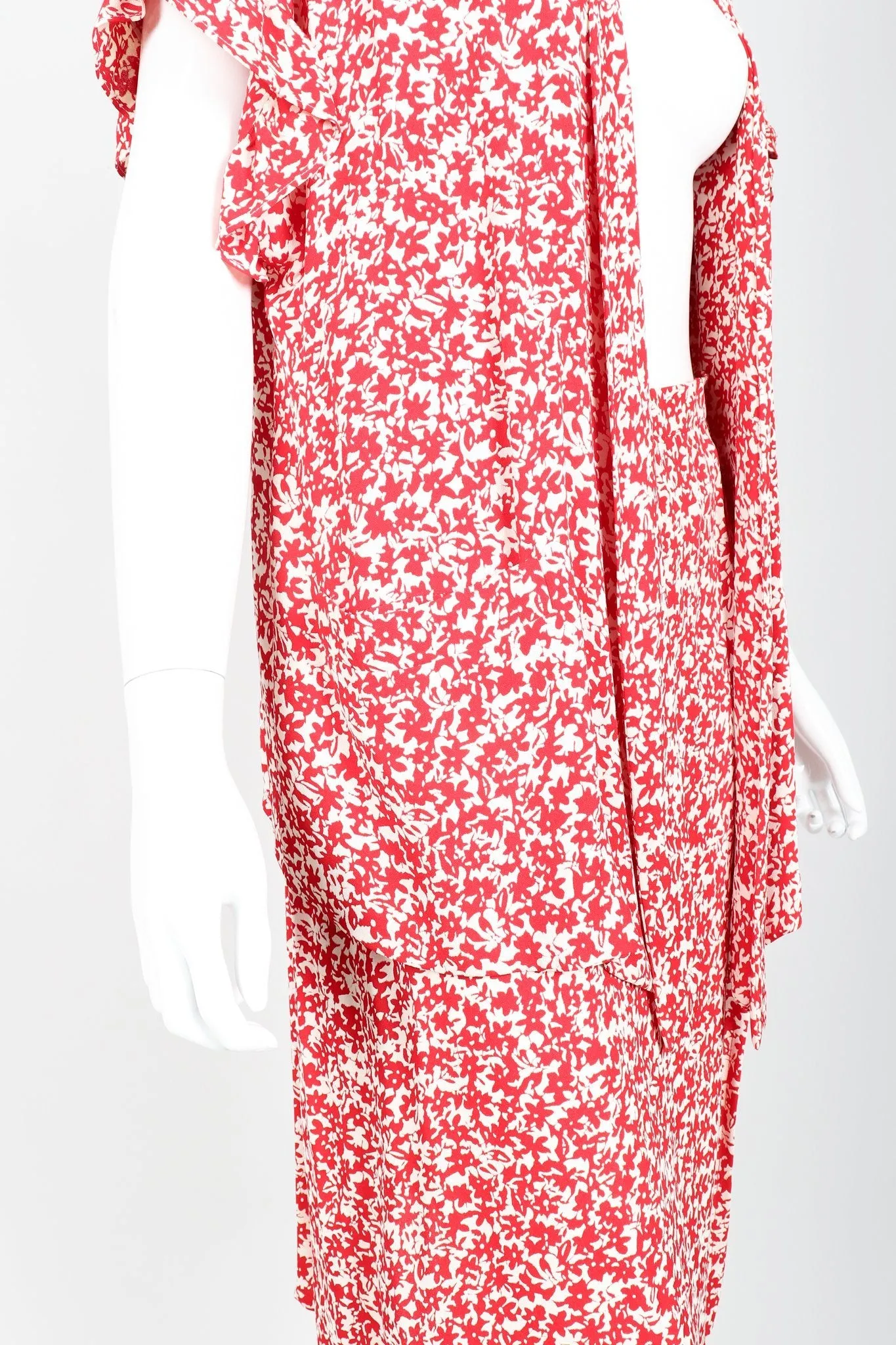 Graphic Waterfall Jacket & Skirt Set