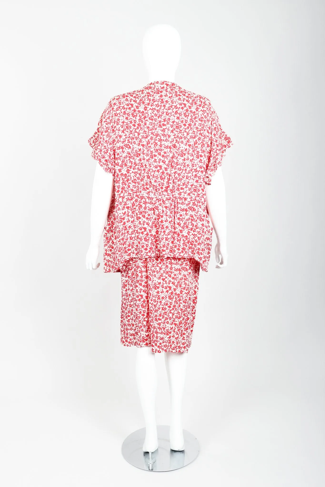 Graphic Waterfall Jacket & Skirt Set