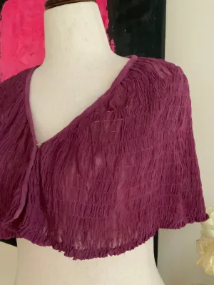 Hand Dyed Chiffon Cape - 30s - 30H