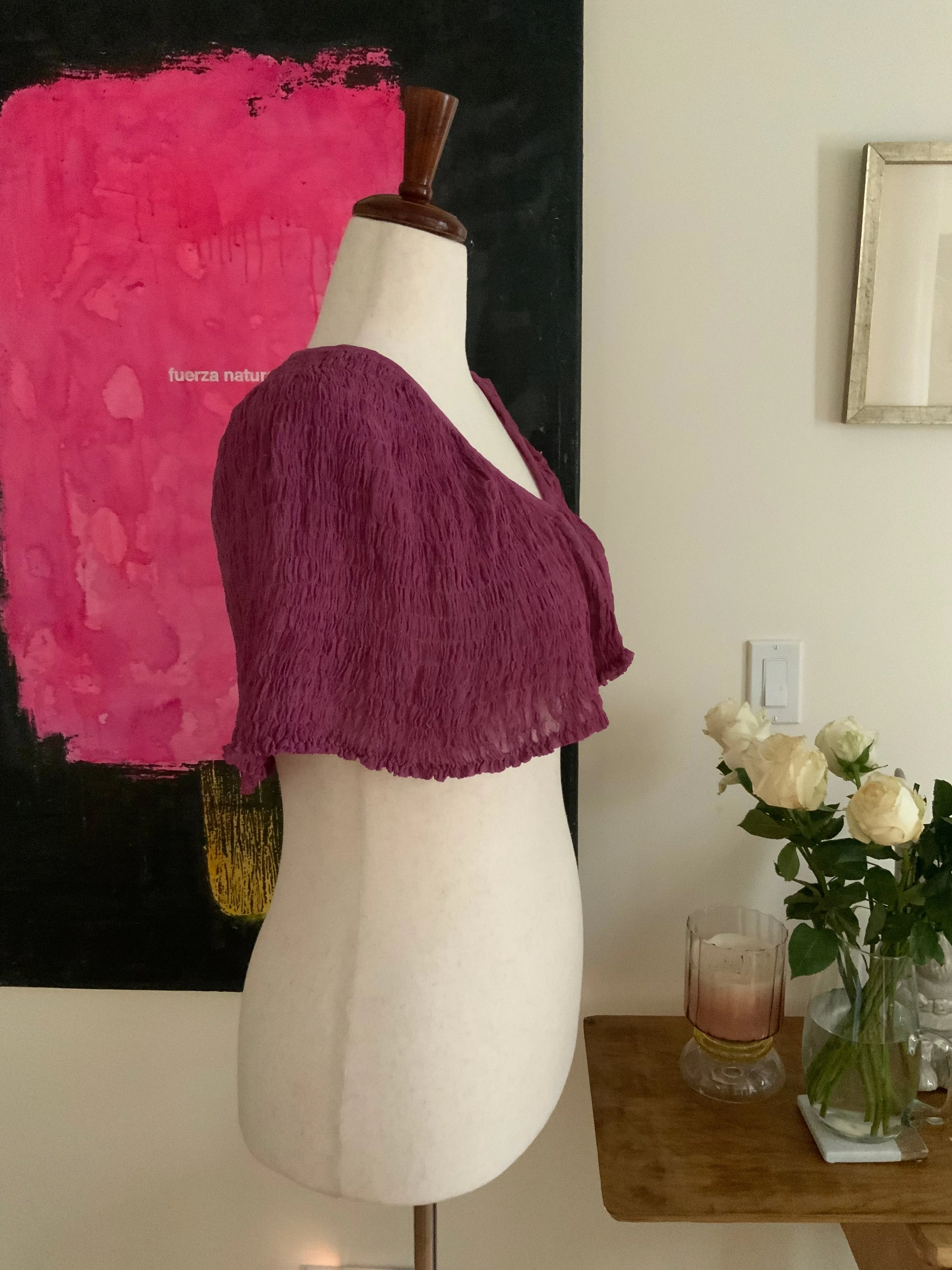 Hand Dyed Chiffon Cape - 30s - 30H