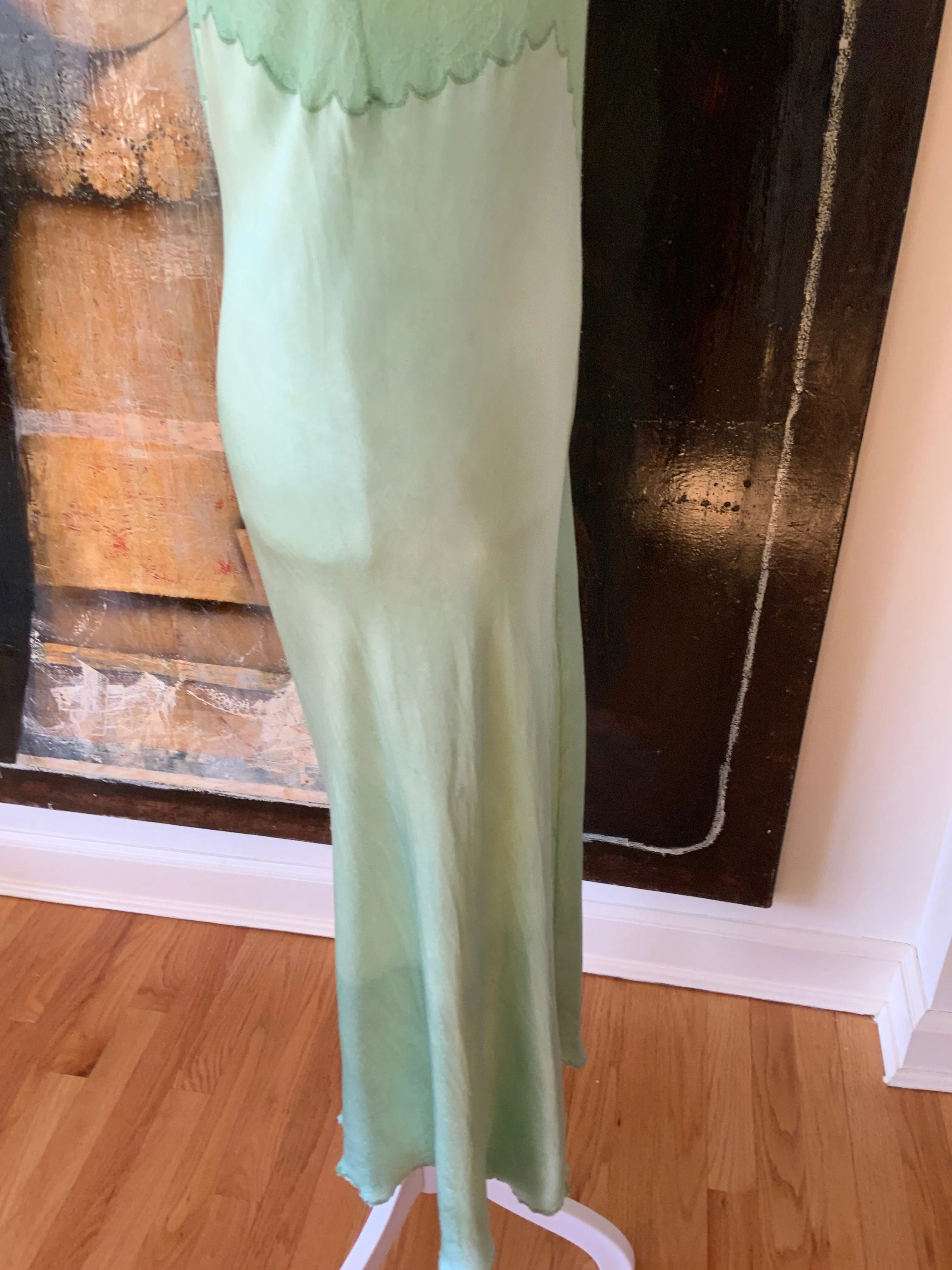 Hand Dyed Maxi Dress - 70s - 70A