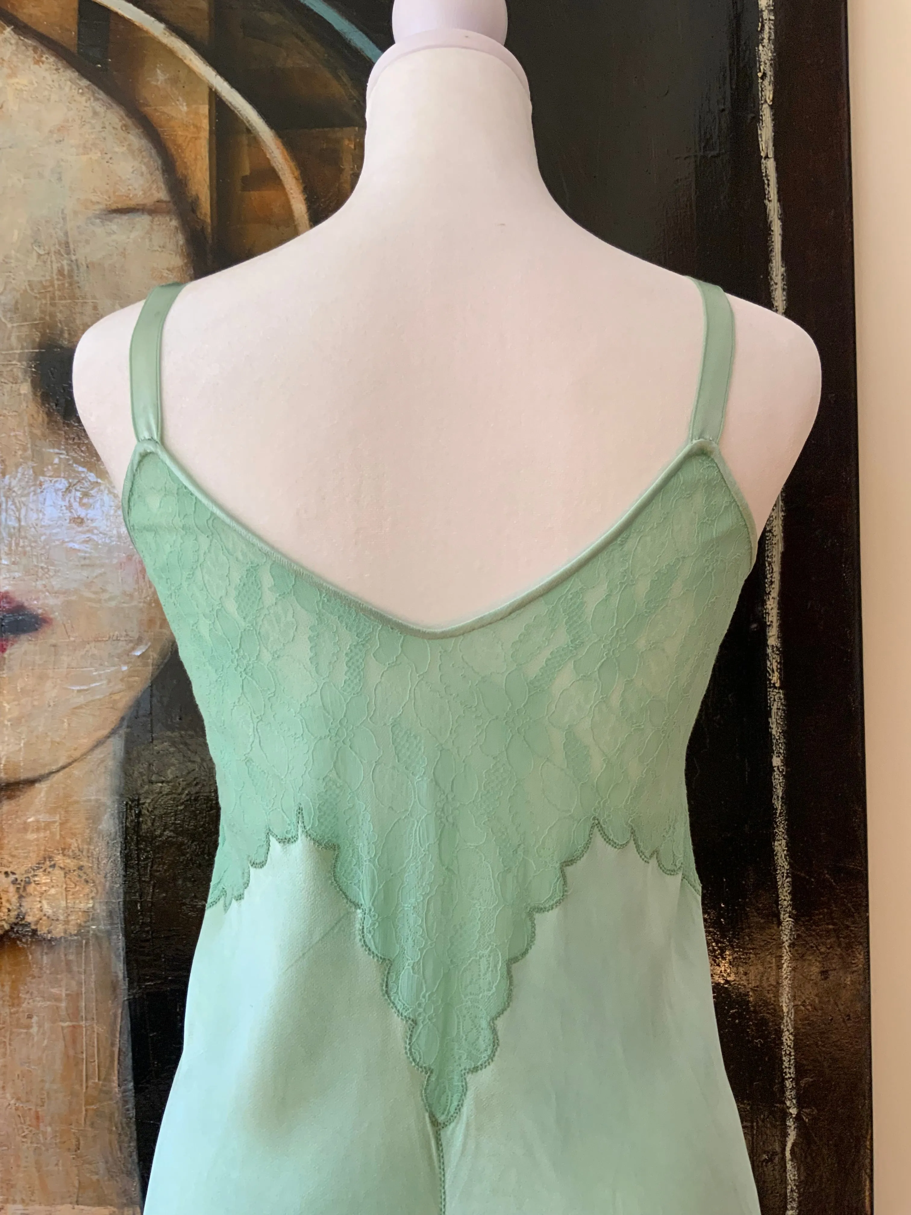Hand Dyed Maxi Dress - 70s - 70A