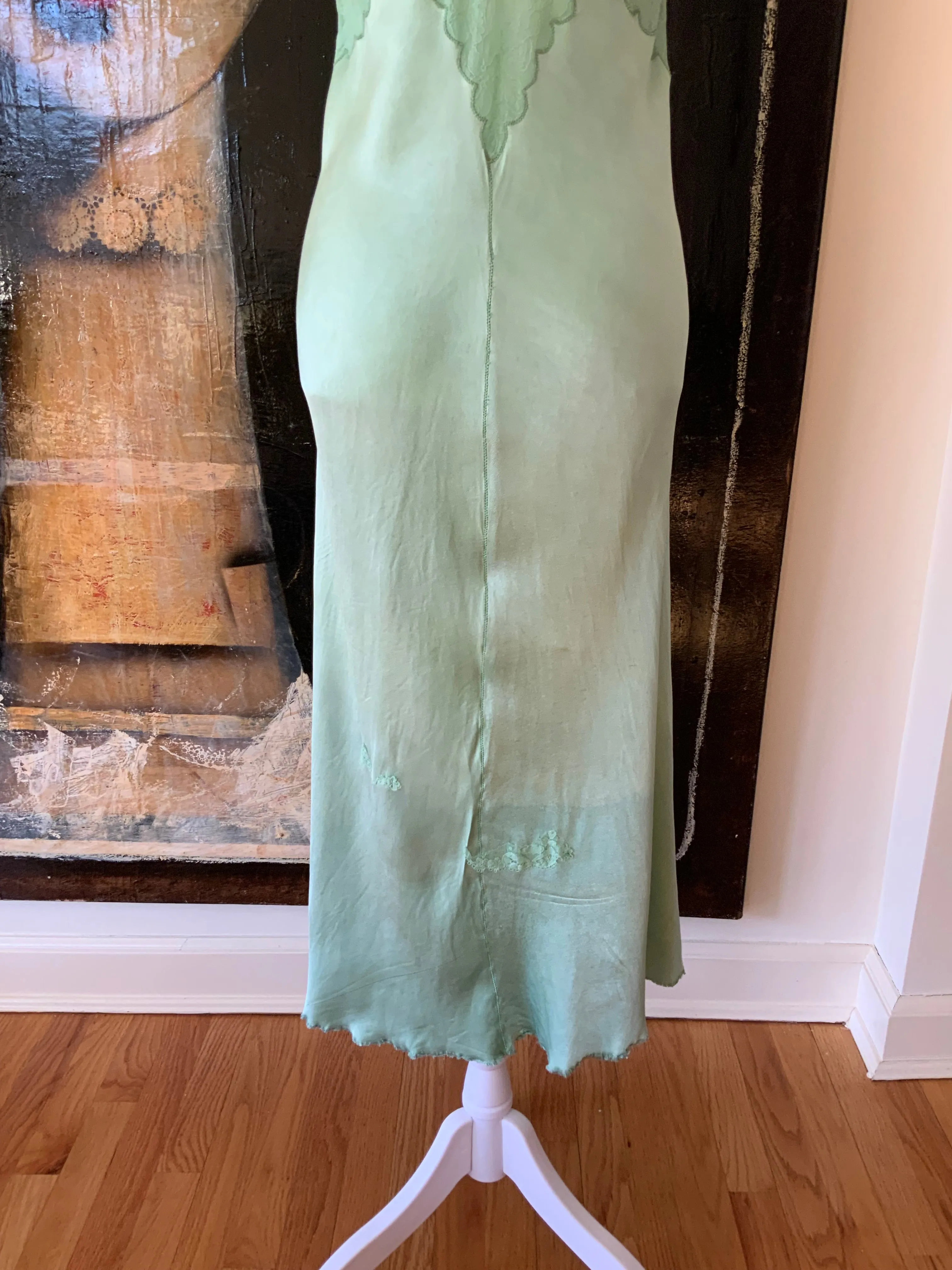 Hand Dyed Maxi Dress - 70s - 70A