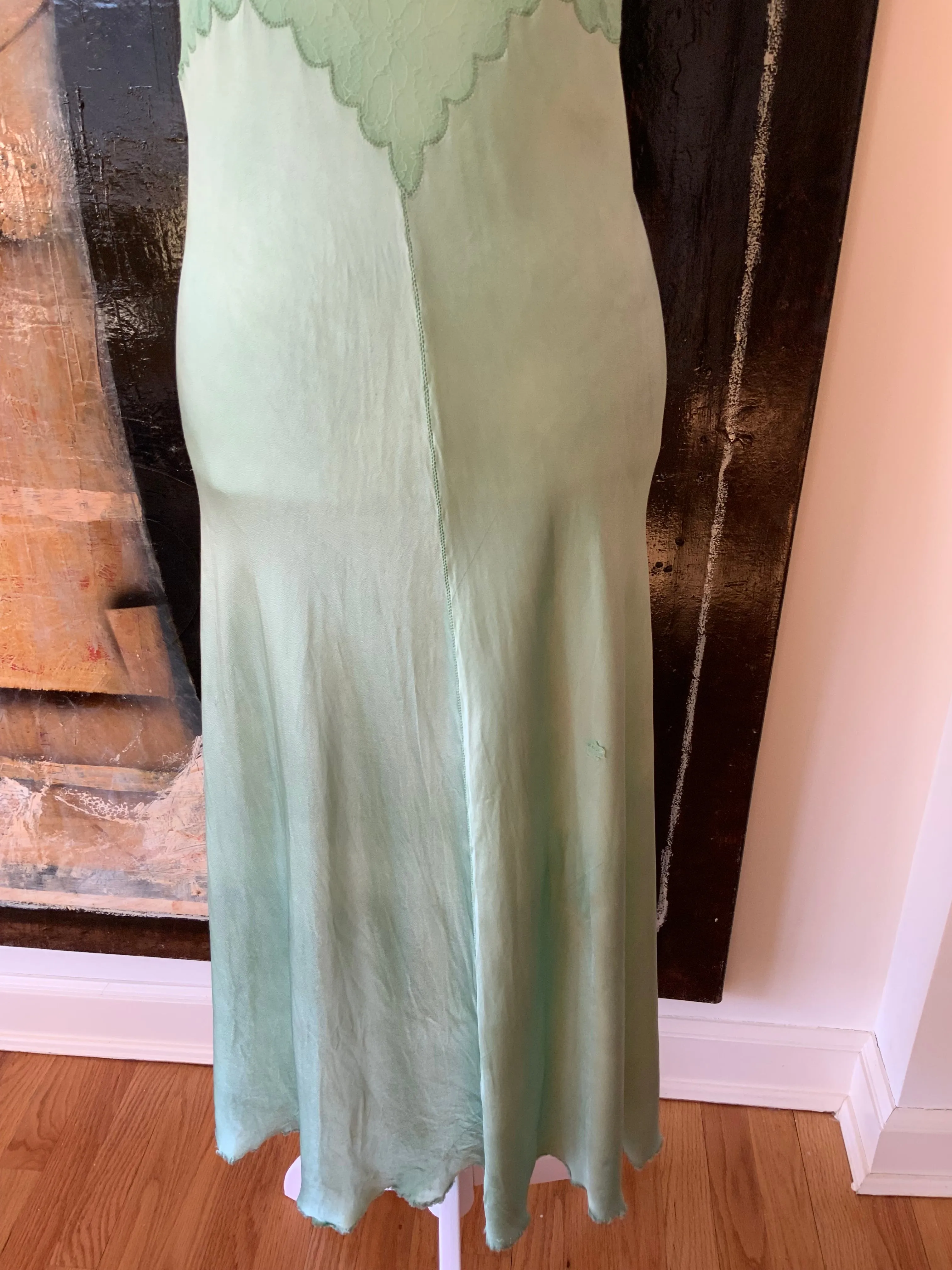Hand Dyed Maxi Dress - 70s - 70A