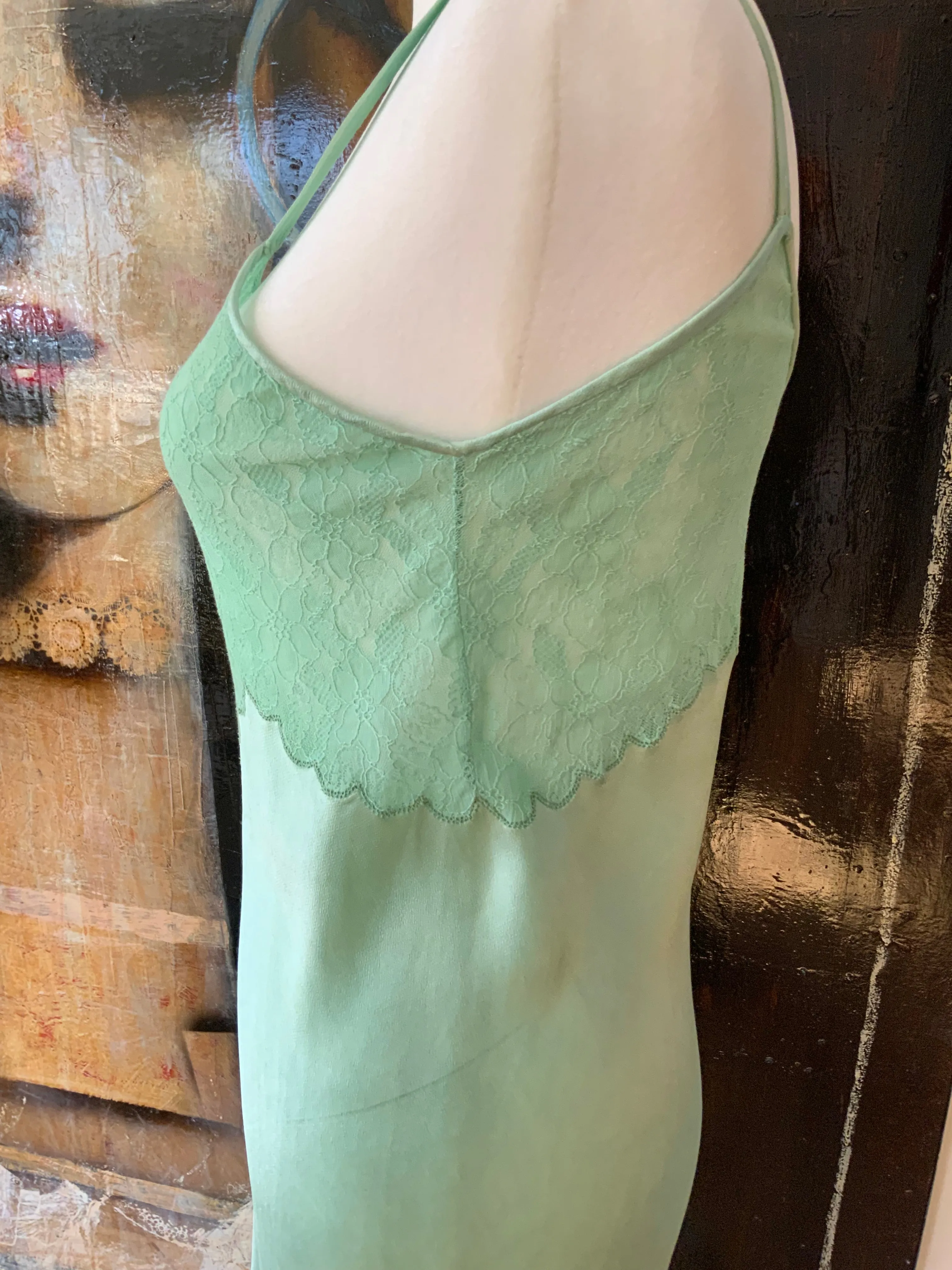 Hand Dyed Maxi Dress - 70s - 70A