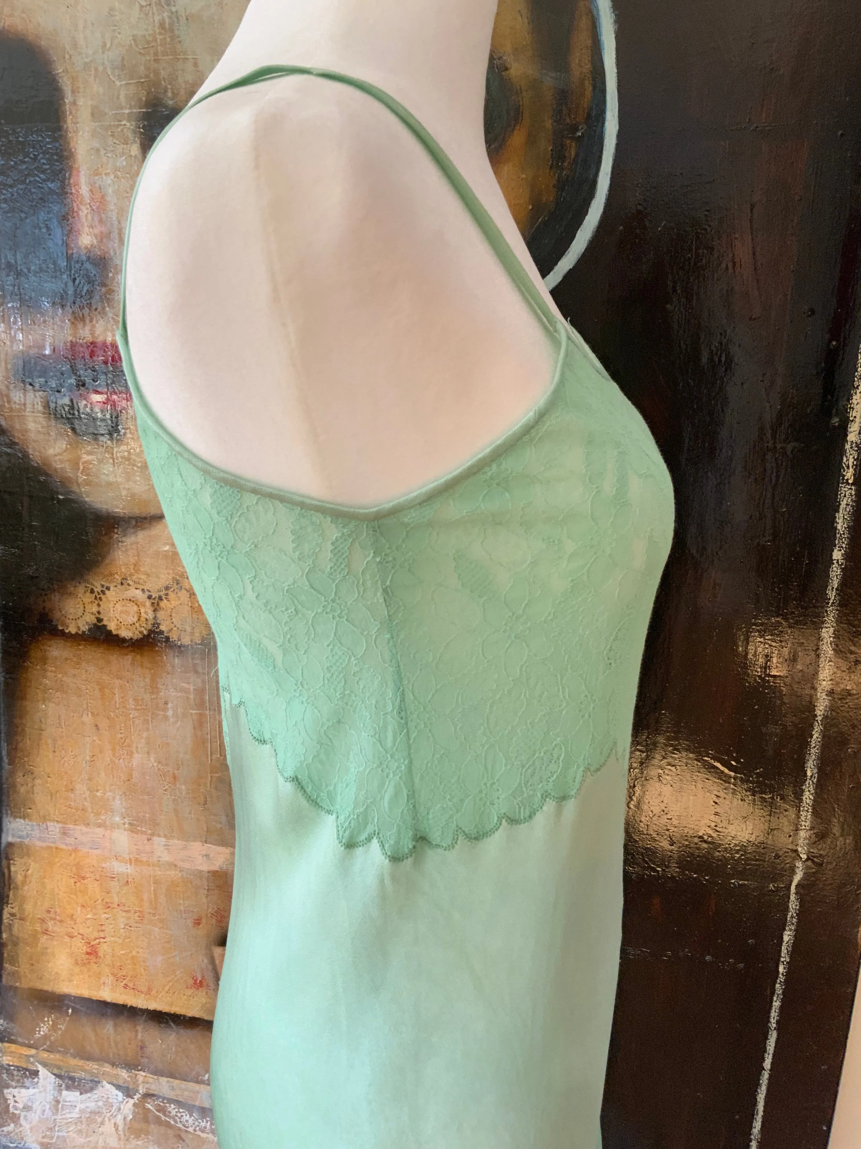Hand Dyed Maxi Dress - 70s - 70A