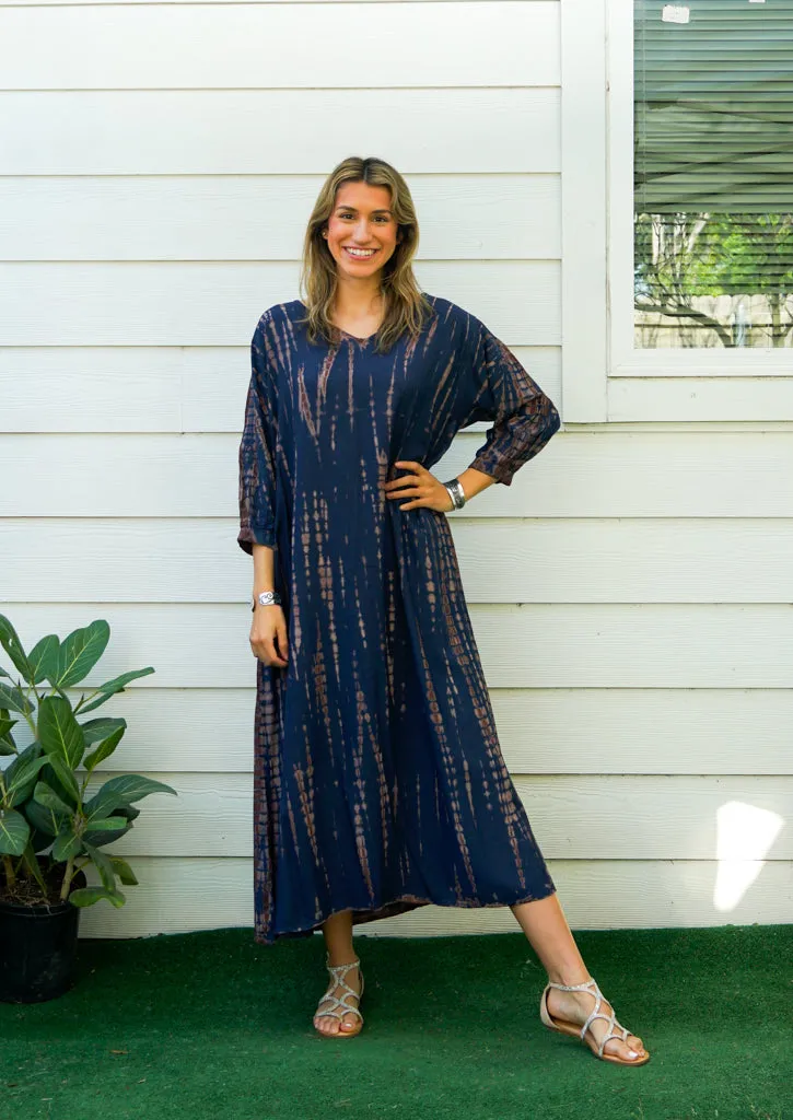 Indigo Mist Maxi Dress
