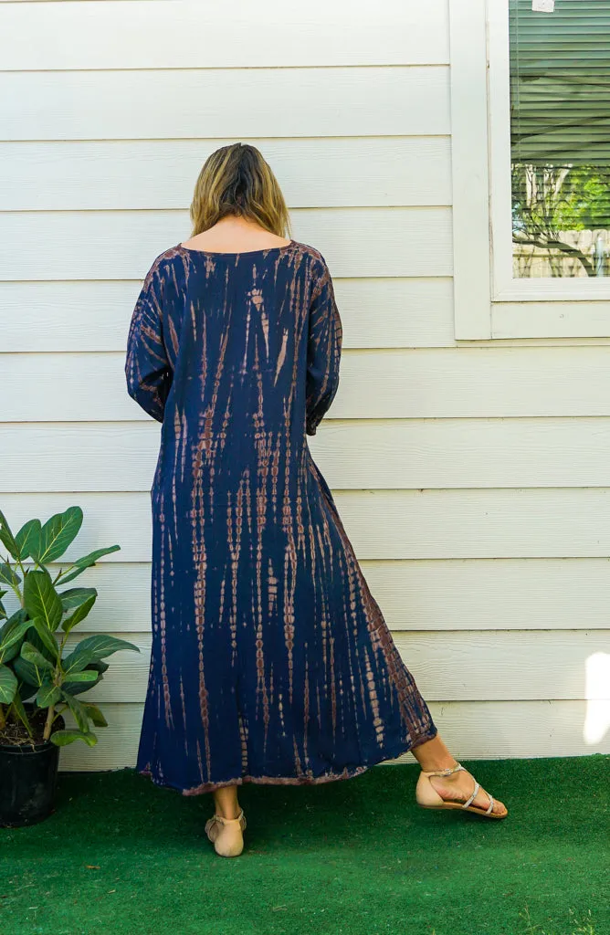 Indigo Mist Maxi Dress