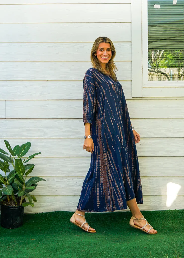 Indigo Mist Maxi Dress