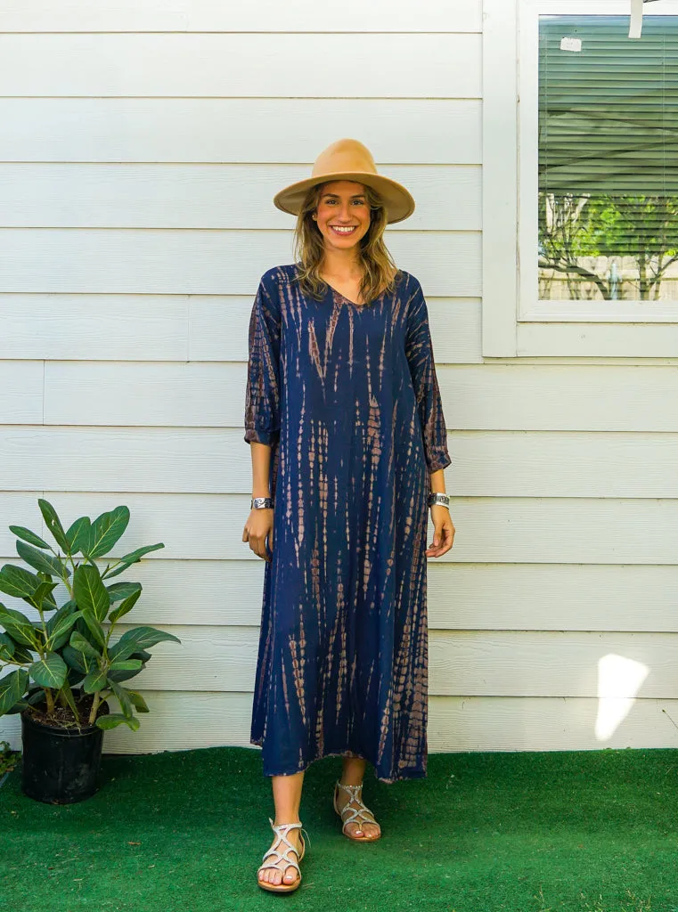 Indigo Mist Maxi Dress