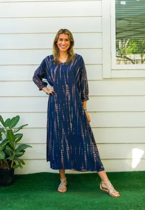 Indigo Mist Maxi Dress