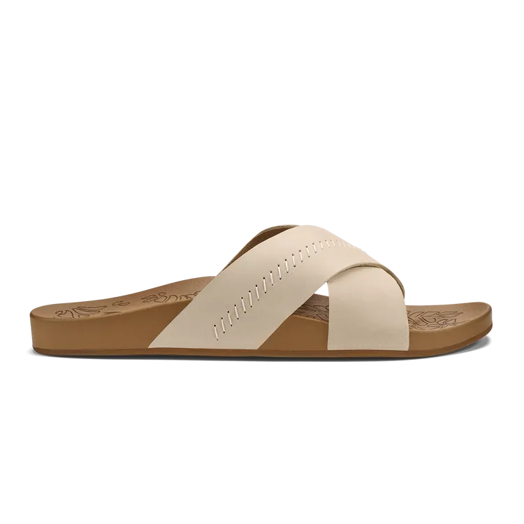 Kīpe‘a ‘Olu Women's Sandals Puka/Tan