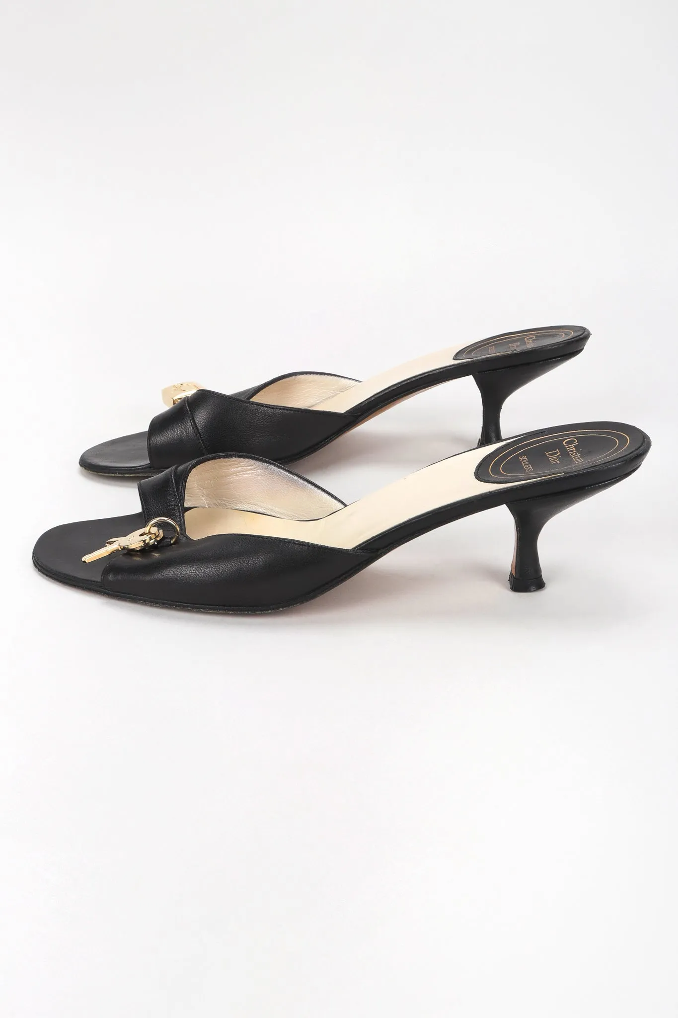 Lock & Key Leather Sandals
