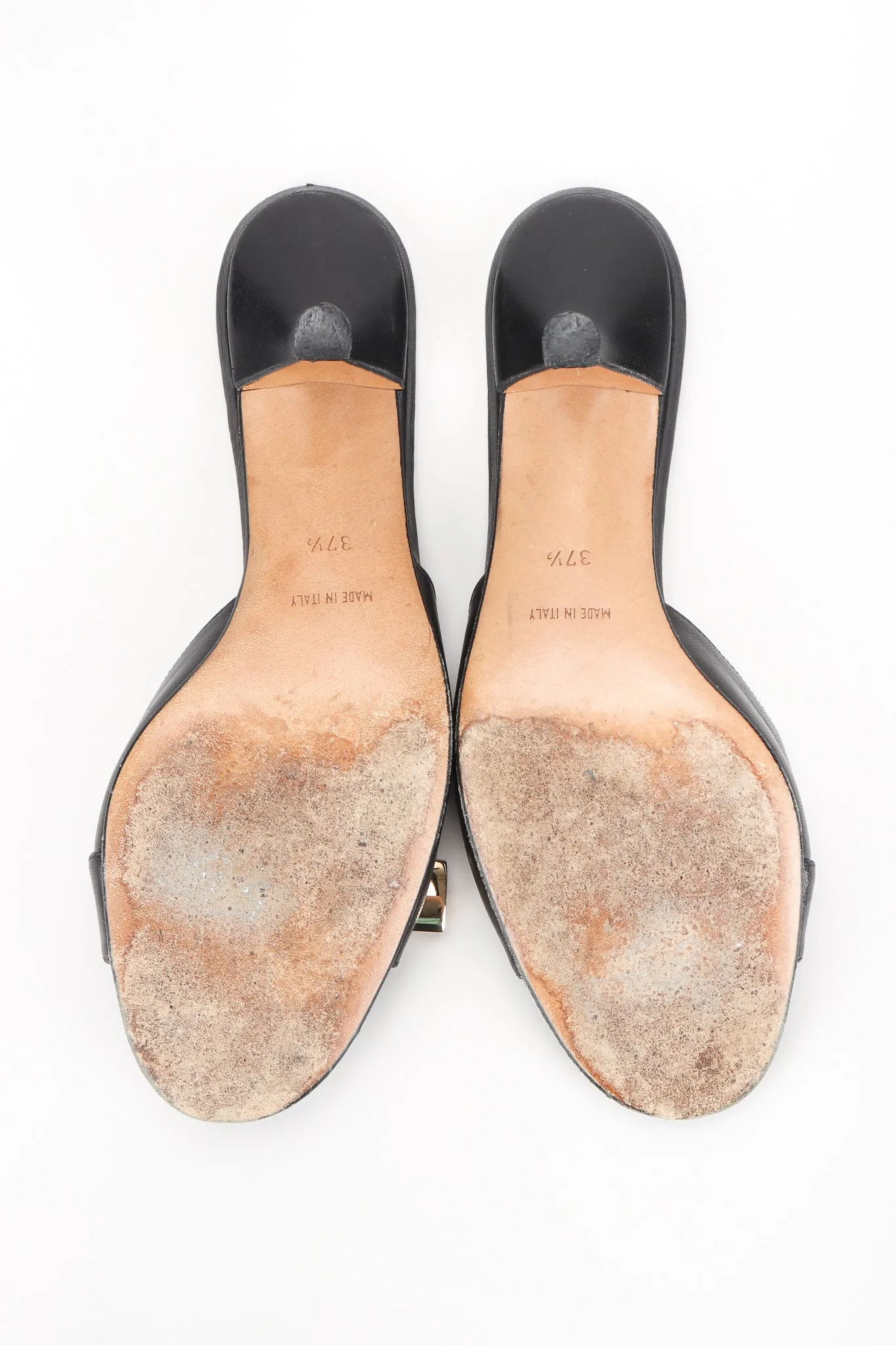 Lock & Key Leather Sandals