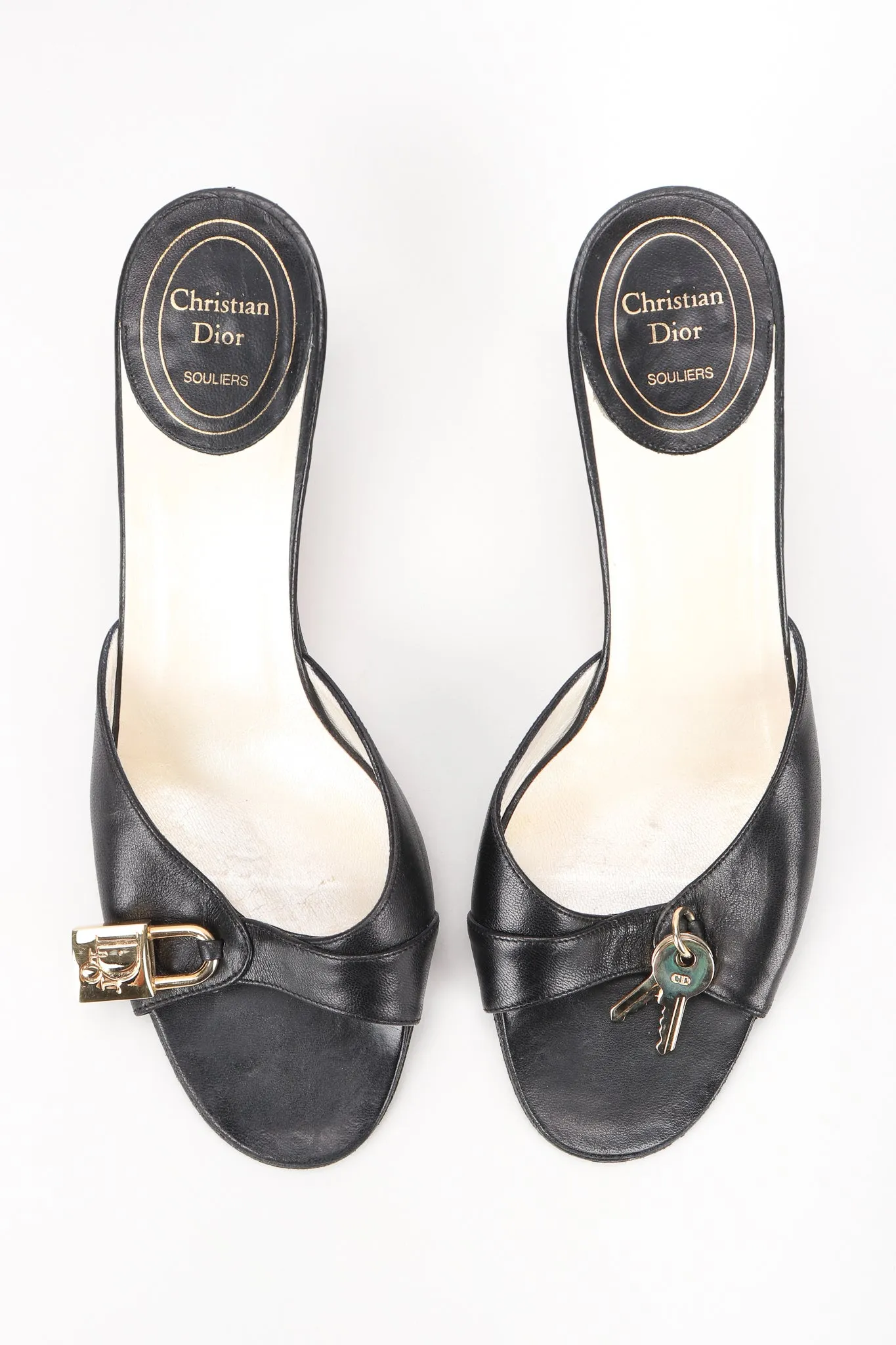 Lock & Key Leather Sandals