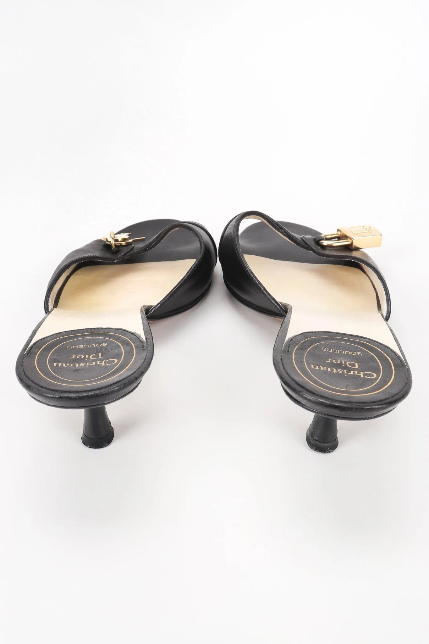 Lock & Key Leather Sandals