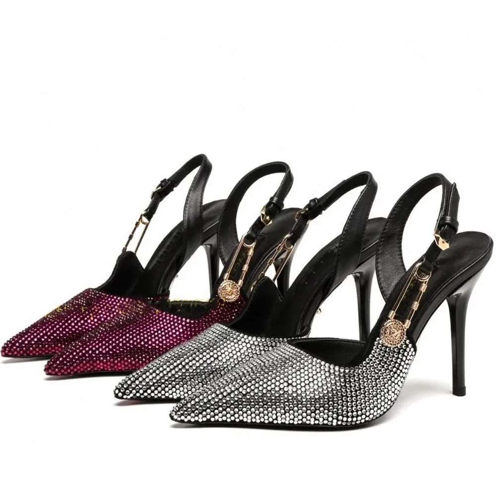 Luxury Crystal Pointy Sandals
