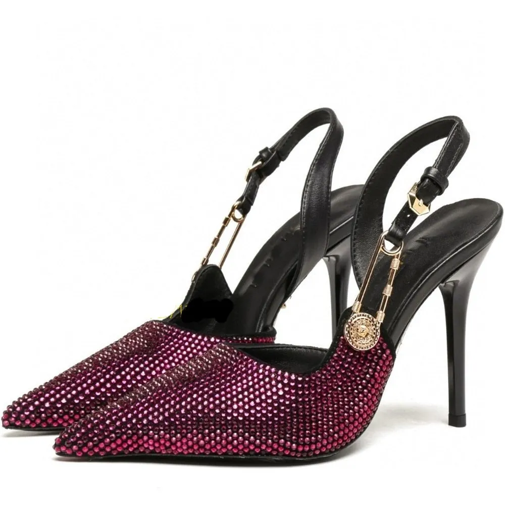 Luxury Crystal Pointy Sandals