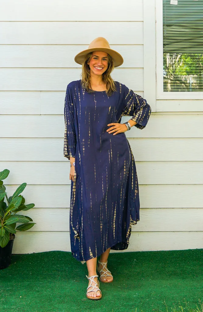 Midnight Breeze Maxi Dress