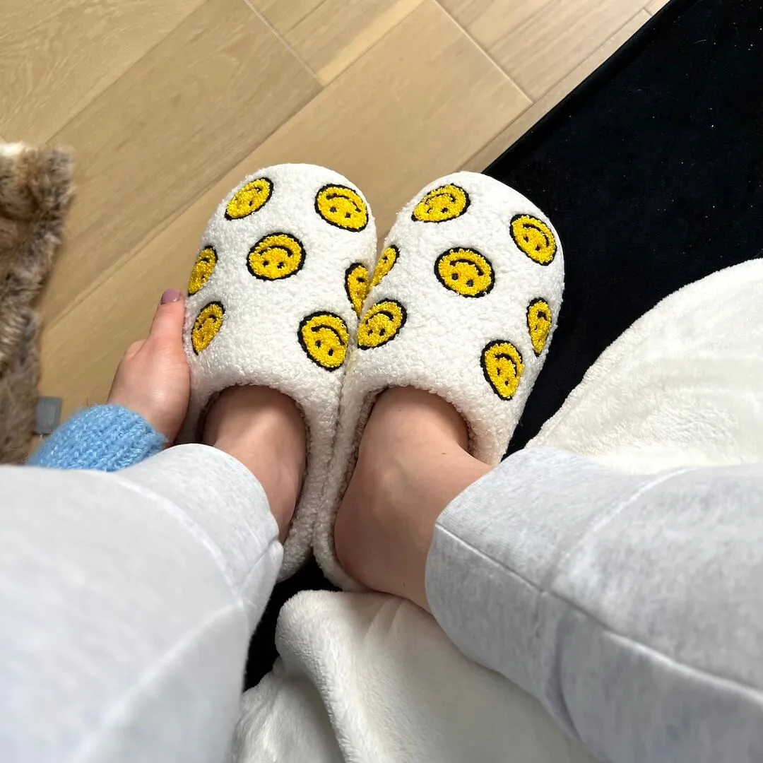 Mini Happy Face Slides Slippers - Buy 1 Get 1 Free
