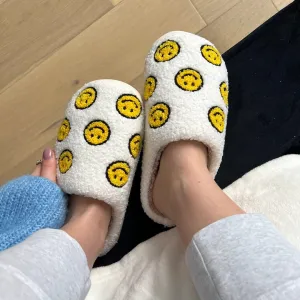 Mini Happy Face Slides Slippers - Buy 1 Get 1 Free
