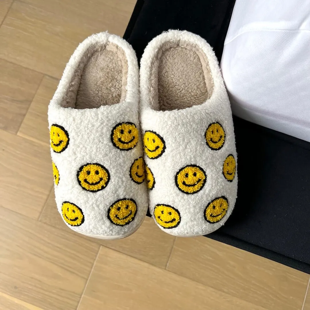Mini Happy Face Slides Slippers - Buy 1 Get 1 Free