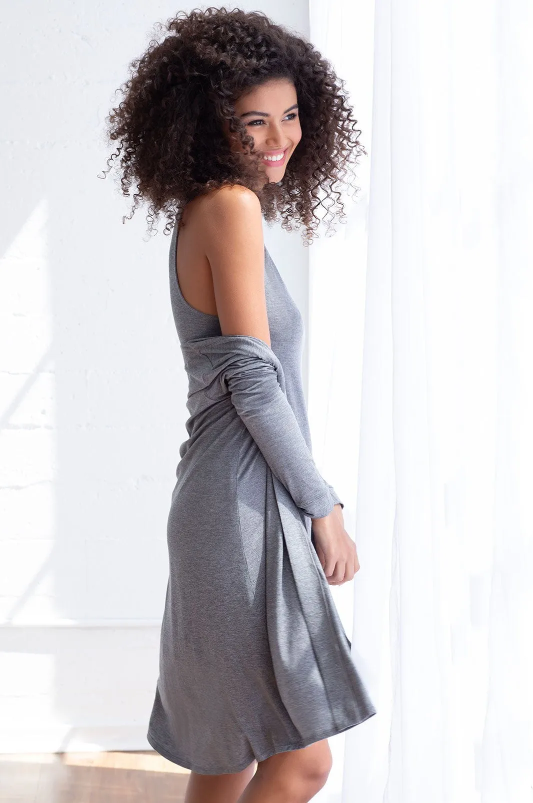 Modal Tank Chemise & Wrap Set
