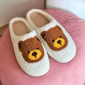 Nordic Teddy Bear Slippers
