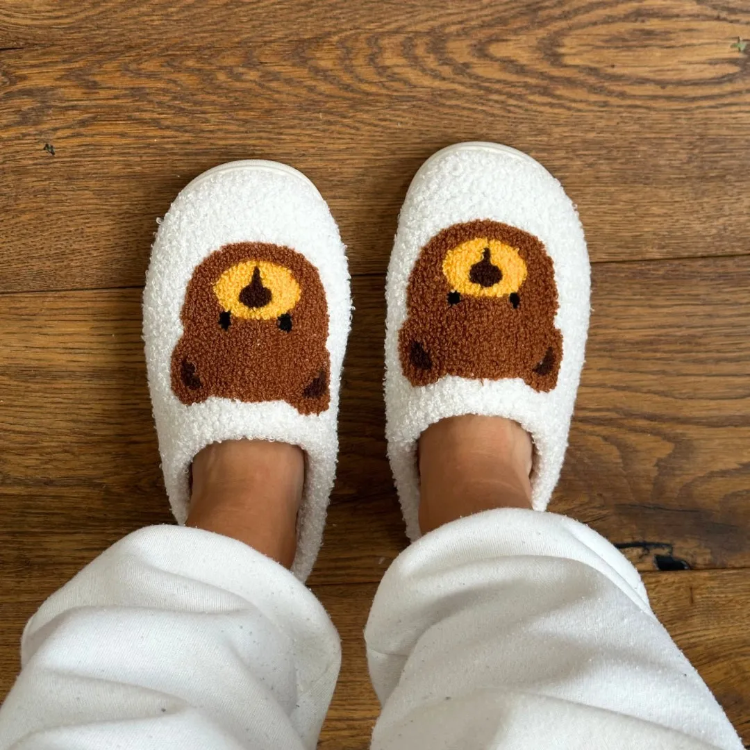 Nordic Teddy Bear Slippers
