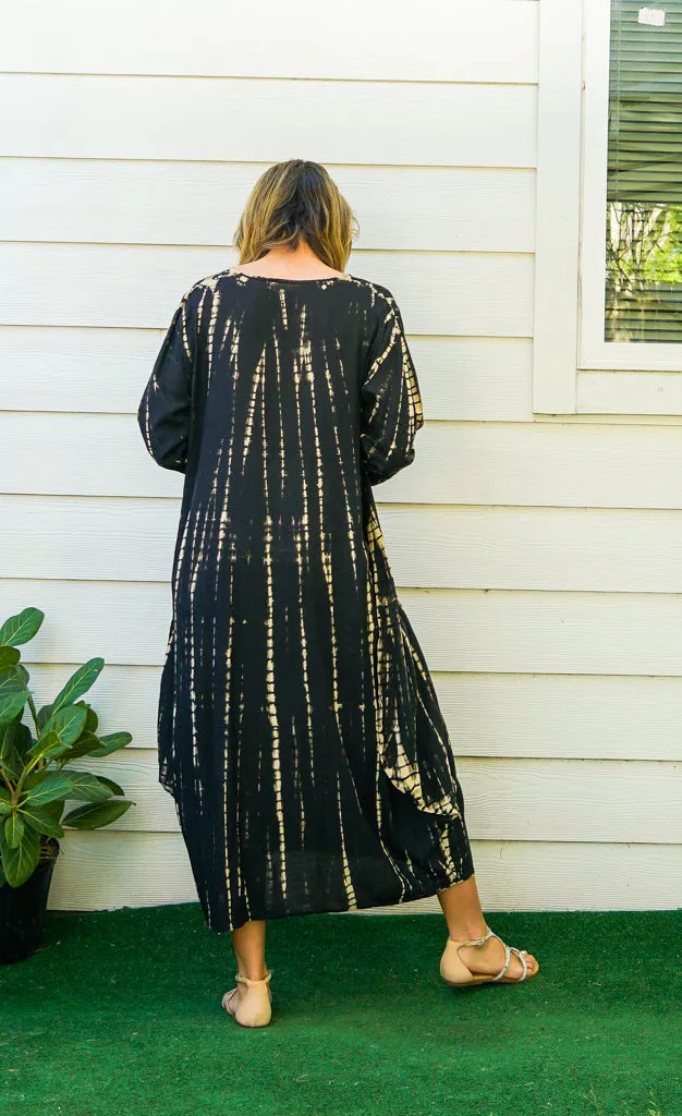 Obsidian Breeze Maxi Dress