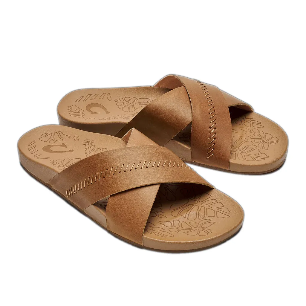 Olukai Womens Kipe'a 'Olu Sahara/Sahara Sandal